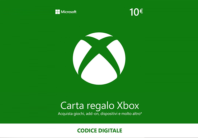 Microsoft Xbox Carta Regalo 10€