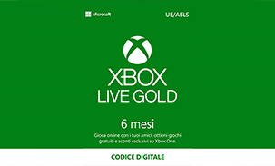 Microsoft Xbox Live Gold 6 Mesi
