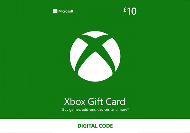 Microsoft Xbox Gift Card £10 UK
