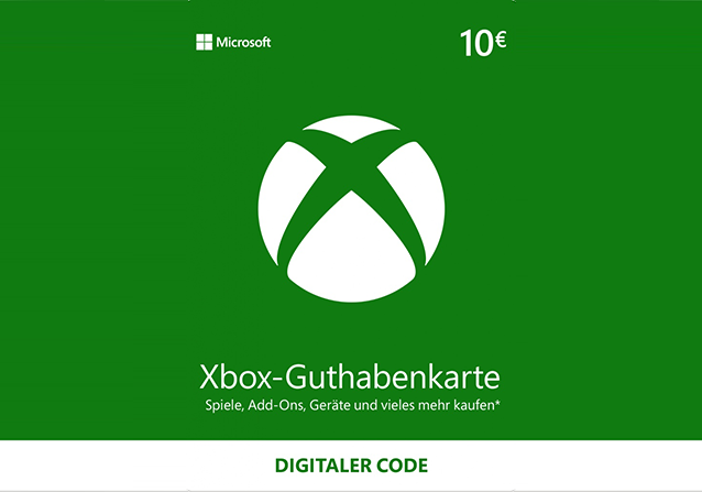 Microsoft Xbox Live Guthaben 10€