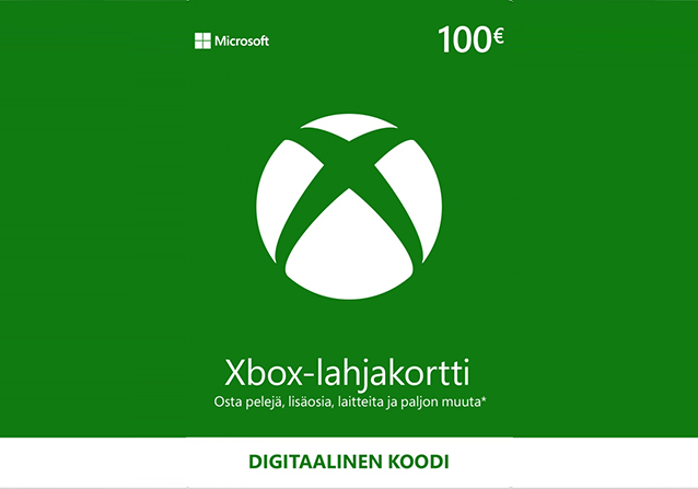Microsoft Xbox Lahjakortti 100 €