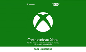 Microsoft Xbox Live Carte Cadeau 100€