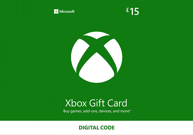 Microsoft Xbox Gift Card £15 UK