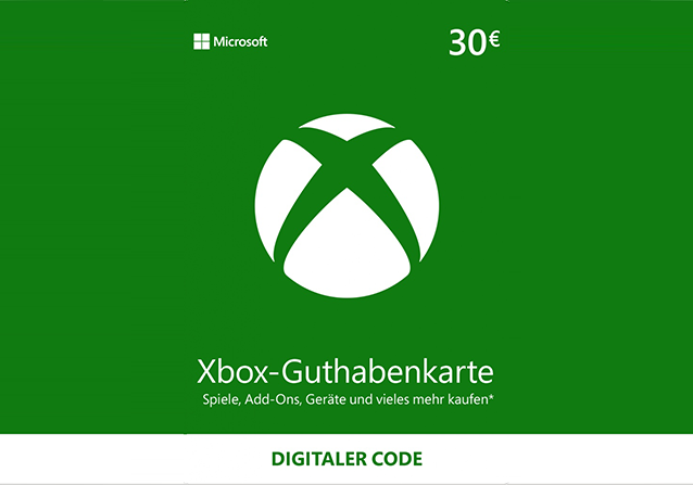 Microsoft Xbox Live Guthaben 30€