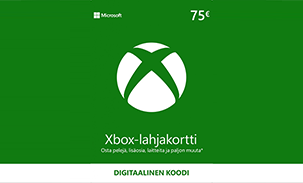 Microsoft Xbox Lahjakortti 75 €