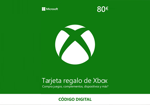 Microsoft Xbox Live Tarjeta Regalo 80€