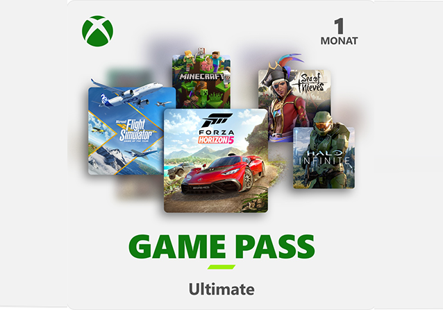 Microsoft Xbox Game Pass Ultimate 1 Monate Mitgliedschaft