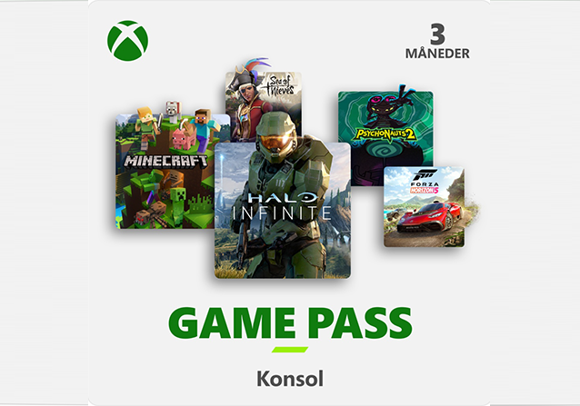 Microsoft Xbox Game Pass 3 Måneder