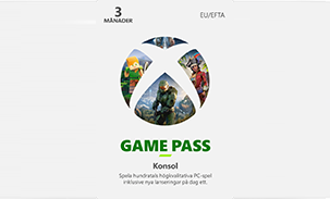 Microsoft Xbox Game Pass 3 Månader