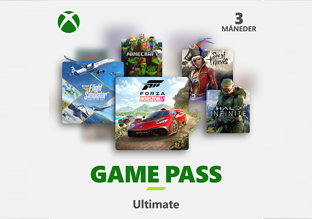 Microsoft Xbox Game Pass Ultimate 3 Måneder