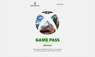 Microsoft Xbox Game Pass Ultimate 3 Kk Jäsenyys