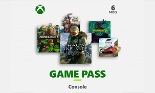 Microsoft Xbox Game Pass 6 Mois Abonnement