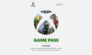 Microsoft Xbox Game Pass 6 Meses Suscripción