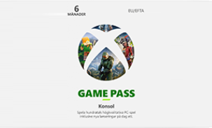Microsoft Xbox Game Pass 6 Månader